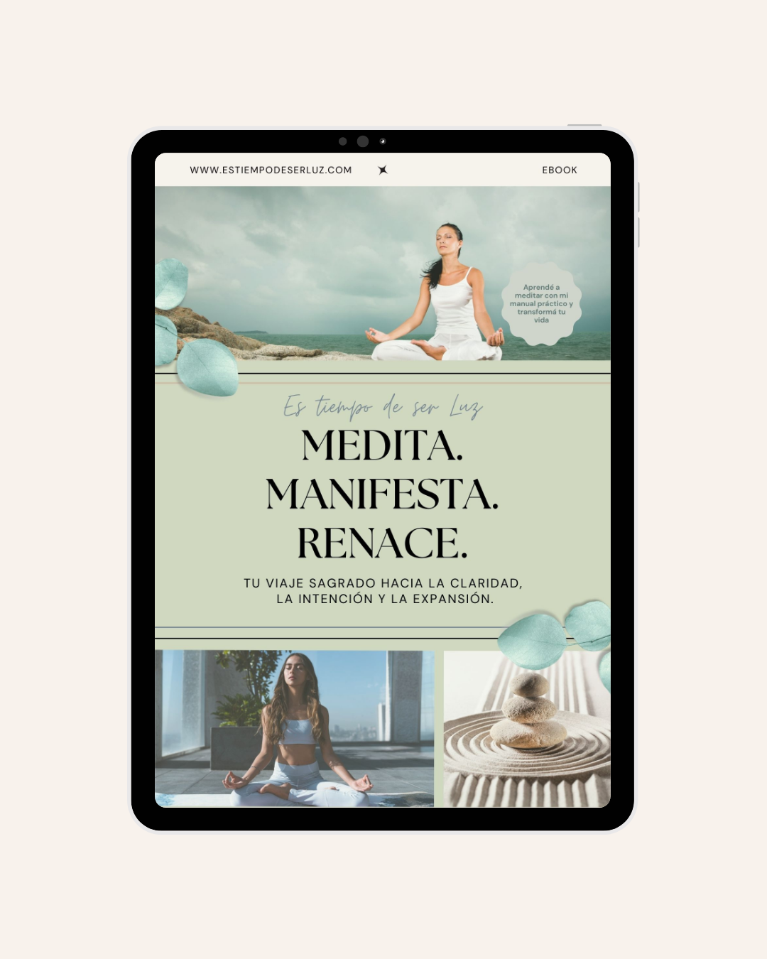 MEDITA, MANIFESTA, RENACE - Ebook espiritual