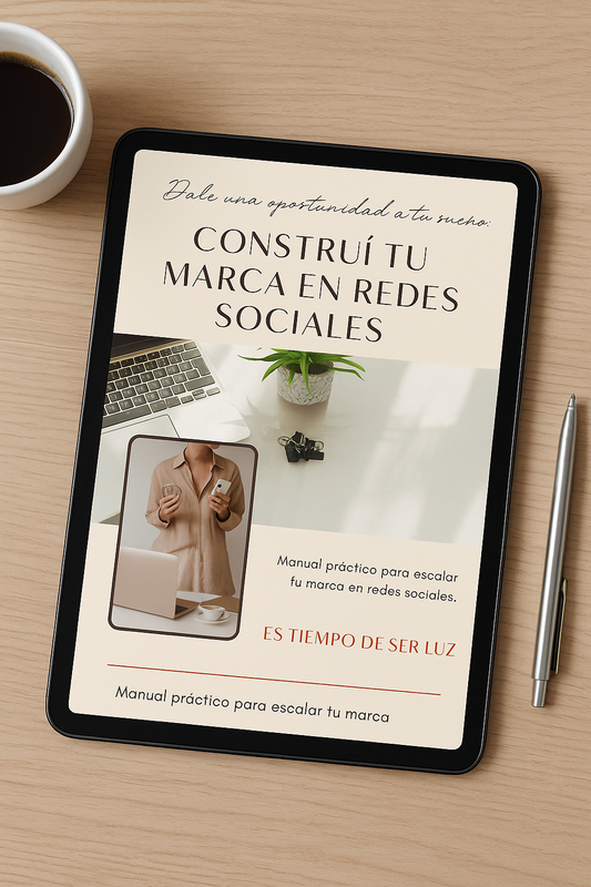 Construí tu marca en redes sociales + Alinea tu luz con el universo